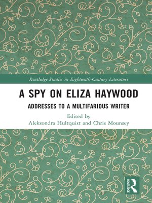 cover image of A Spy on Eliza Haywood